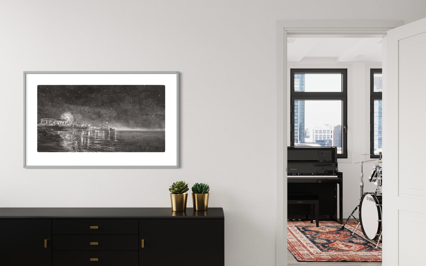 Hans Op de Beeck: Nightscape. Edition / Art print 2022.
