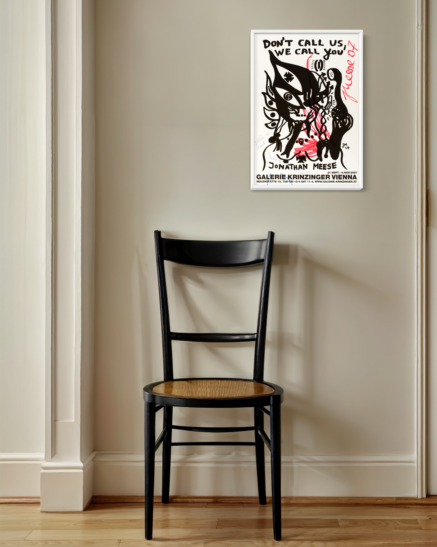 Jonathan Meese: Don't call us, We call you. Plakat Edition / Print 2007.