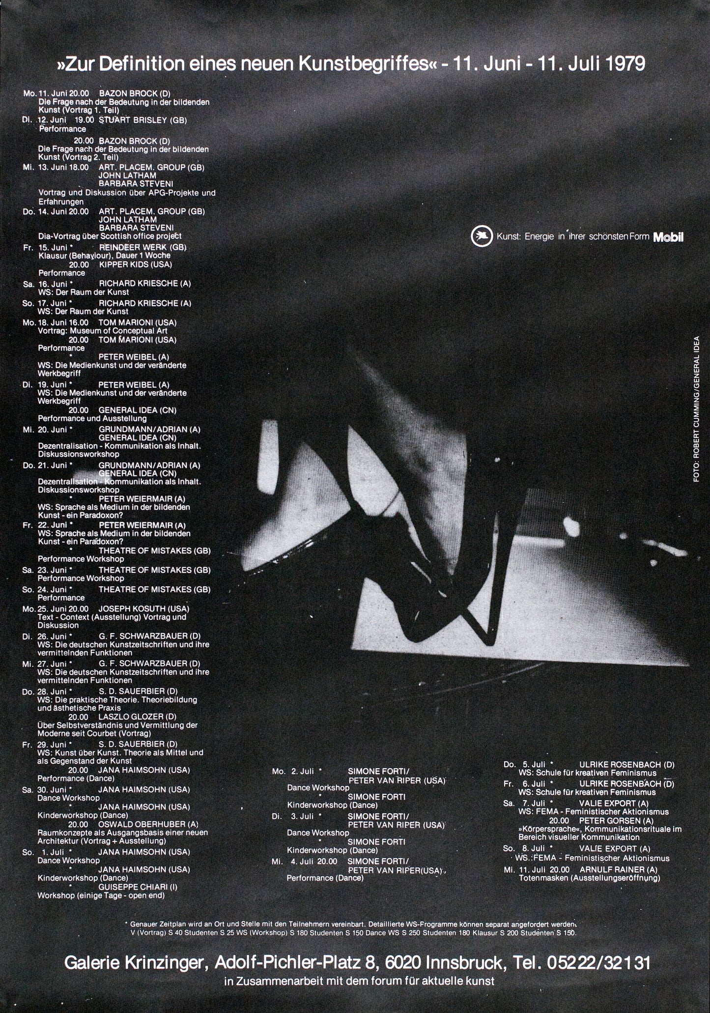 Diverse: Zur Definition eines neuen Kunstbegriffes, Poster 1979