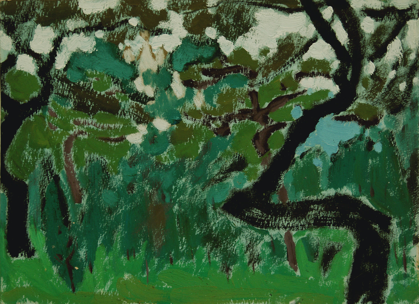 Zhang Wei: Pine Trees in May 五月松树