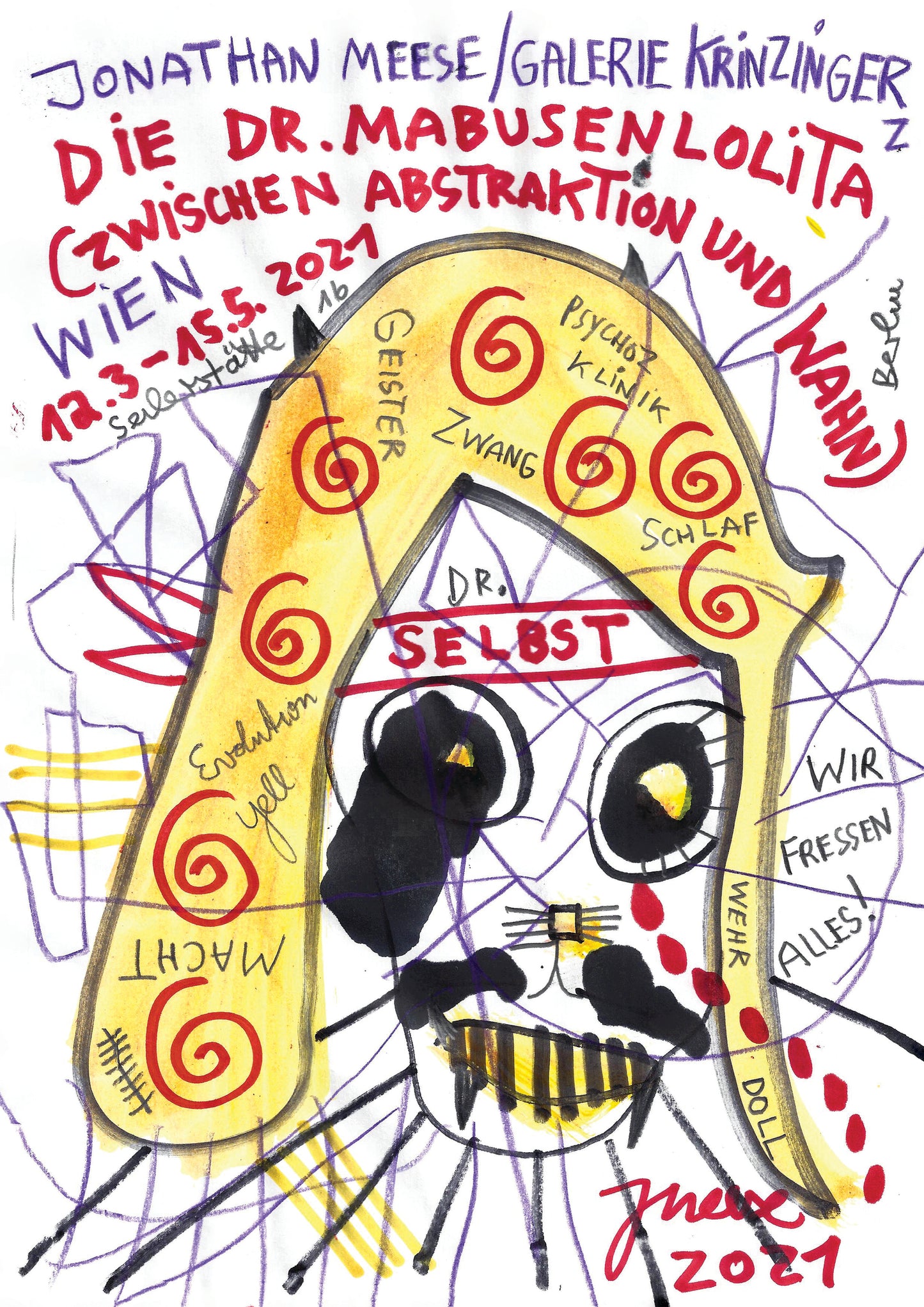 Jonathan Meese: Dr. Mabusenlolita (klein) Lolita