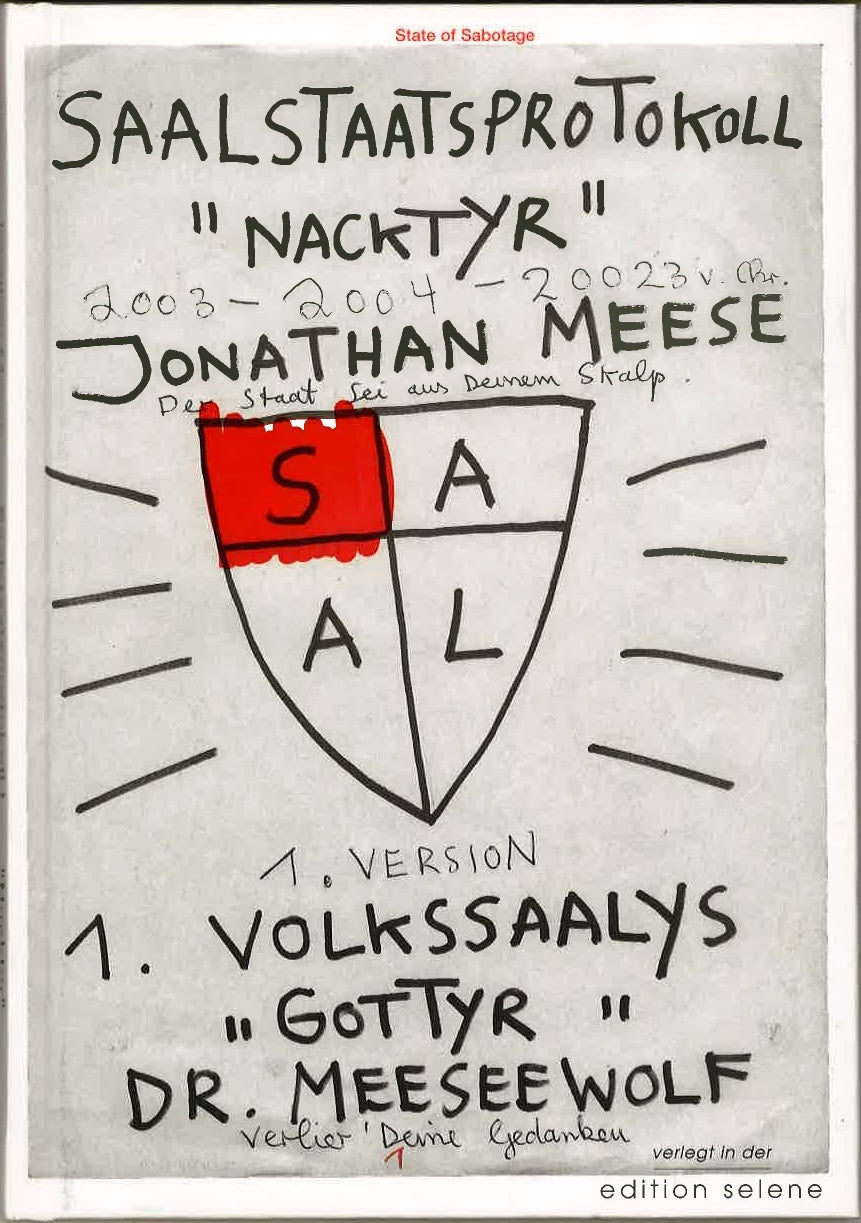 Jonathan Meese: Saalstaatspotokoll I "Naktyr"