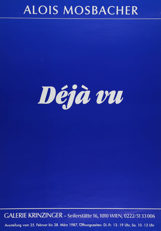 Alois Mosbacher: Deja vu