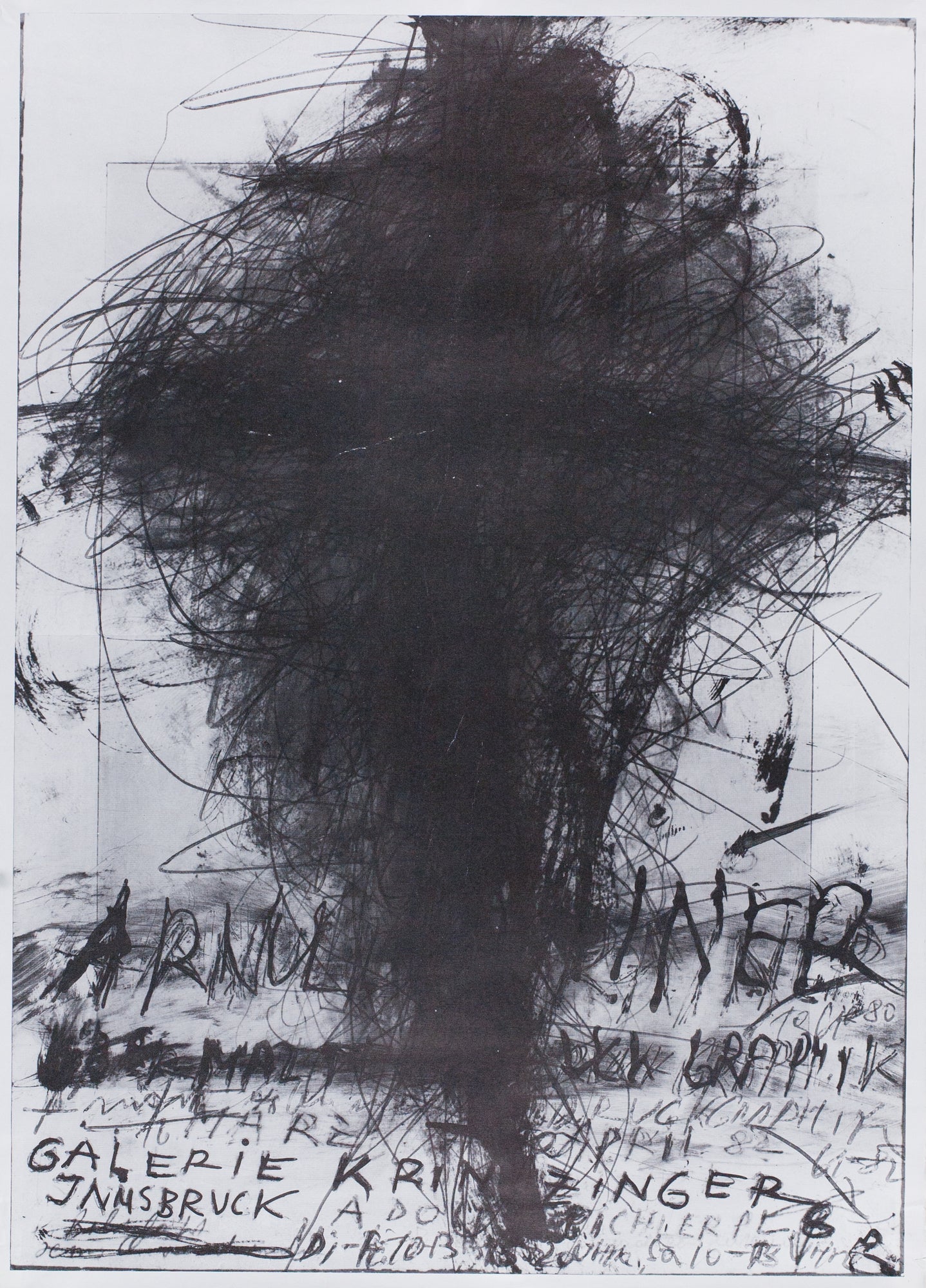 Arnulf Rainer: Übermalereien - Druckgraphik