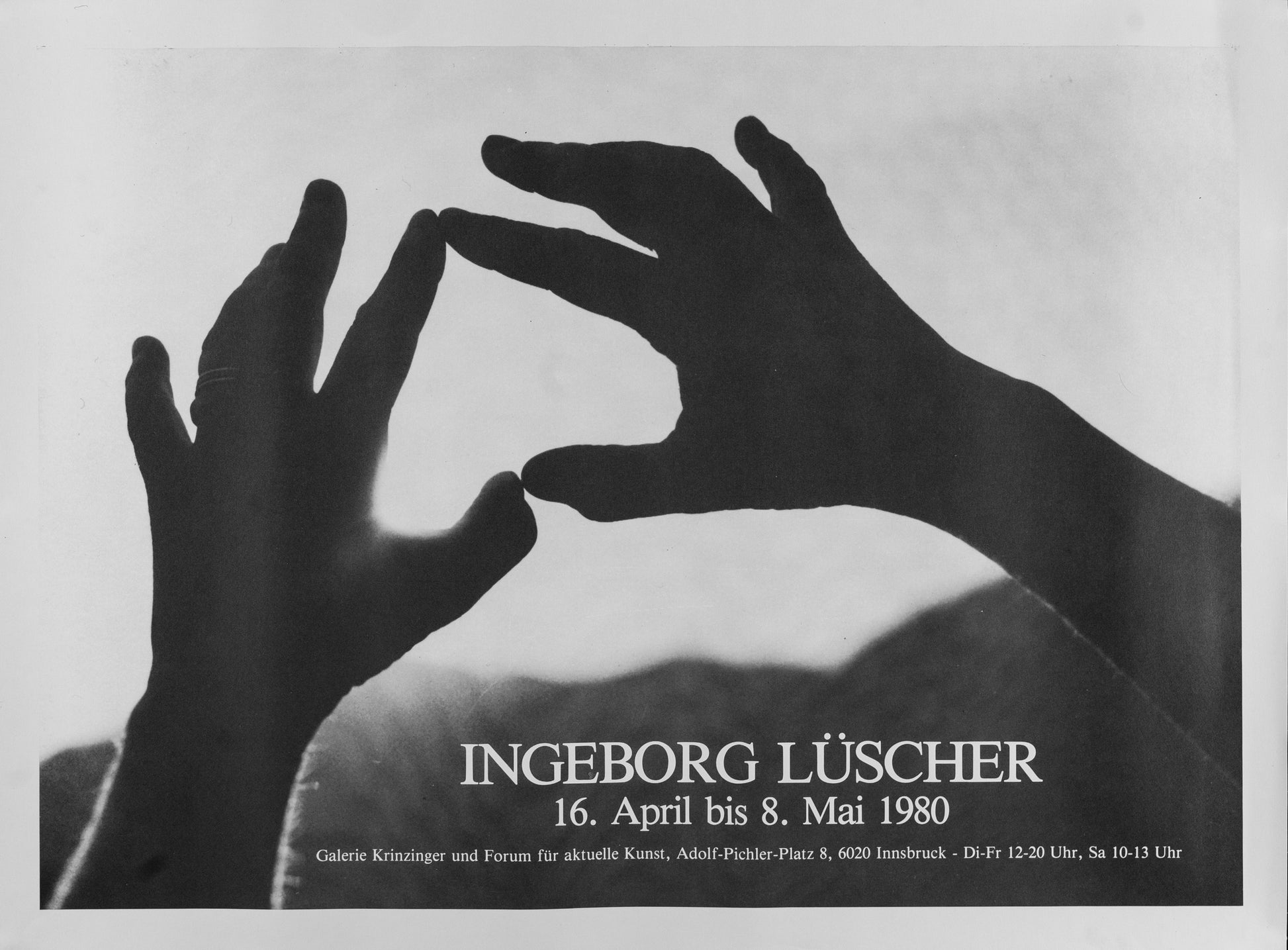 Ingeborg Lüscher: Ingeborg Lüscher, Poster 1980