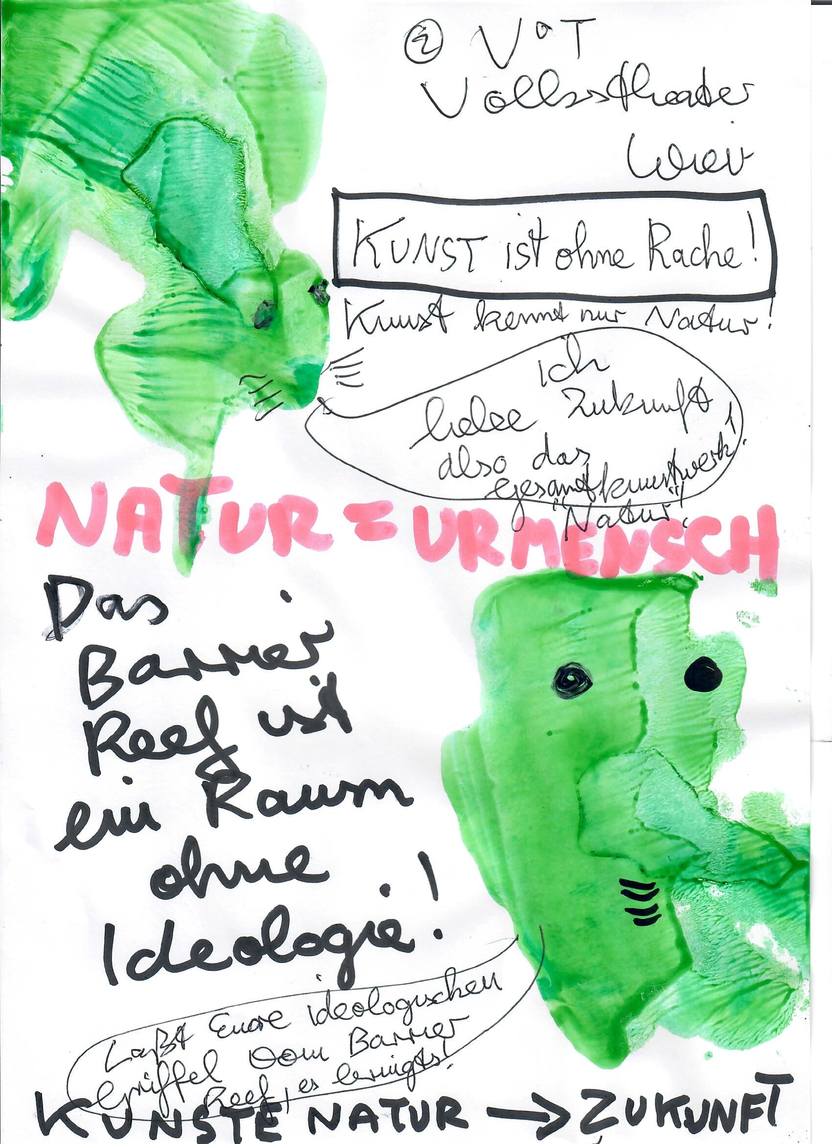 Jonathan Meese: ohne Titel (Volkstheater Wien - BARRIER REEF)