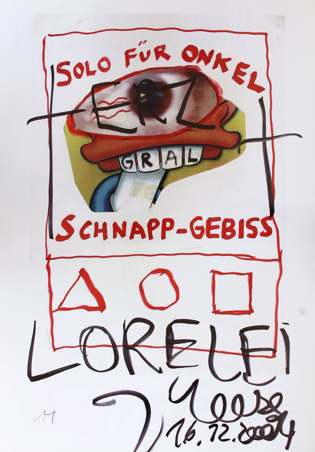 Jonathan Meese: Solo für Onkel Schnapp-Gebiss