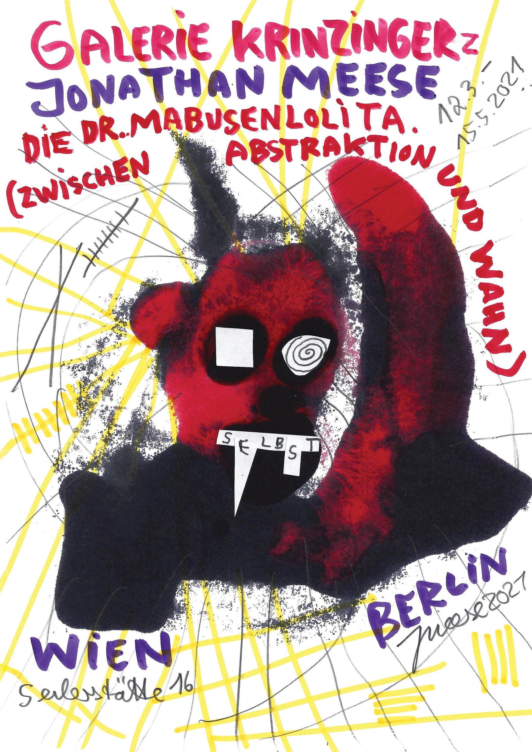 Jonathan Meese: Dr. Mabusenlolita (klein) Mabuse