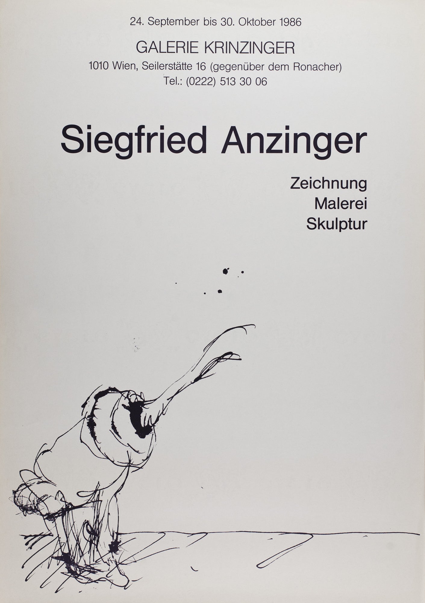 Siegfried Anzinger: Zeichnung. Malerei. Skulptur